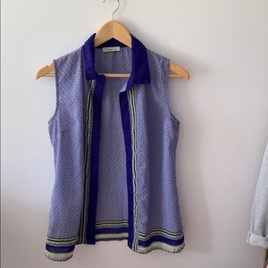 Jalouze sleeveless blouse size small